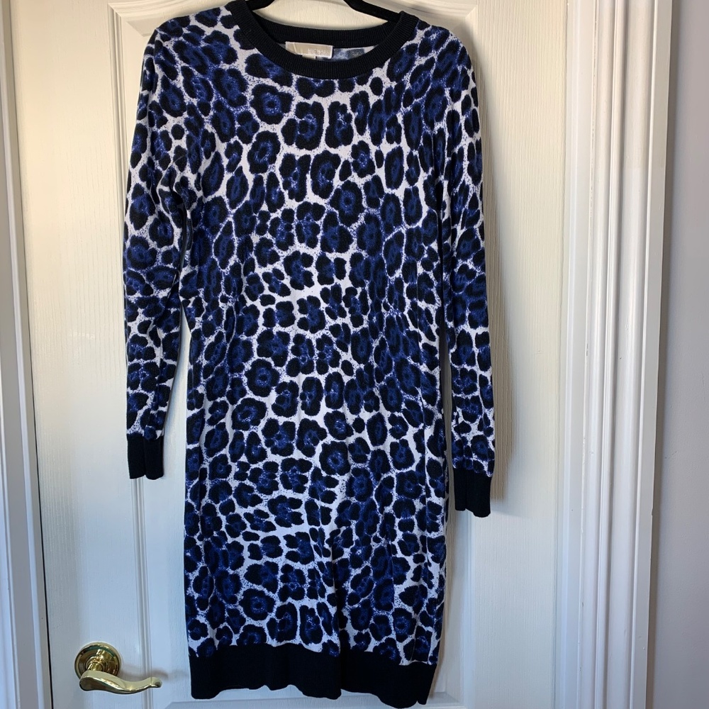Michael Michael Kors Leopard Print Tunic Dress‎ – Size L